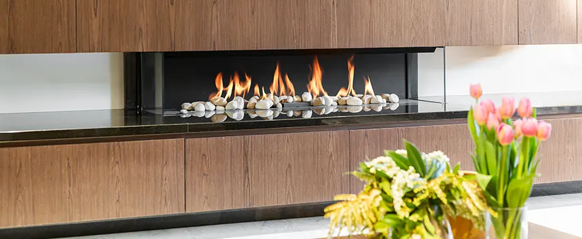 Double-height Fireplace Design Refurbishment in Auburn, New York