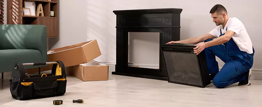 Old Rusted Metal Fireplace Repair And Replacement in Auburn, NY
